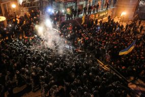 Clashes at EuroMaydan