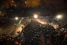 Clashes at EuroMaydan