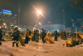 Clashes at EuroMaydan