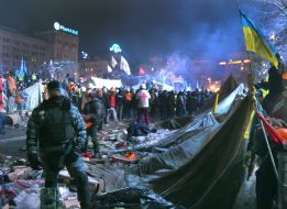 Clashes at EuroMaydan