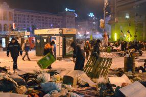 Clashes at EuroMaydan
