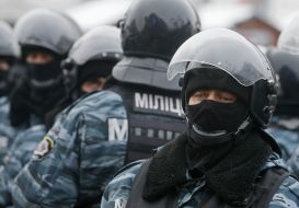 Soldiers of Special Forces "Berkut"