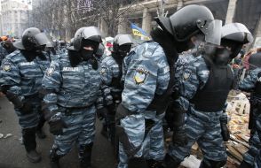 Soldiers of Special Forces "Berkut"