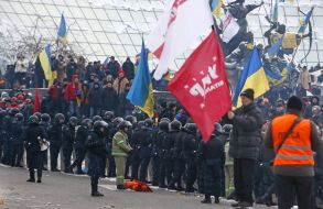 Soldiers of the Internal Troops on Maydan