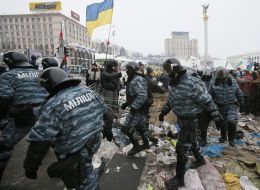 Soldiers of Special Forces "Berkut"