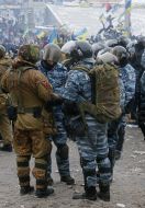 Soldiers assault squad Crimea and Special Forces of "Berkut"