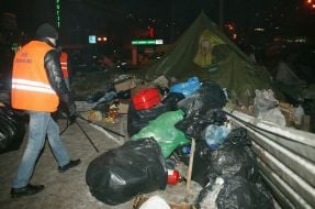 Clashes at EuroMaydan