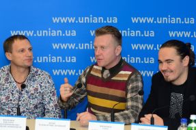 Oleg Skripka, Anton Mukharskiy and Oleg Mikhaylyuta