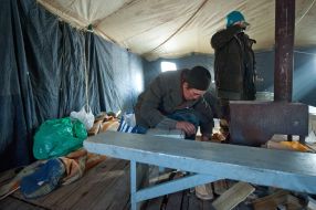 The point of heating in Zaporozhia