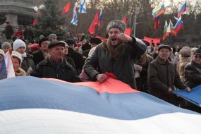 Mass meeting for entering into the Customs union