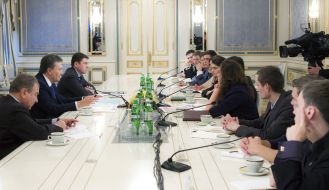 Meeting of President with the representatives of student