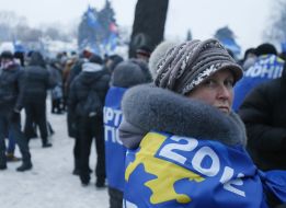 Participant of the mass meeting