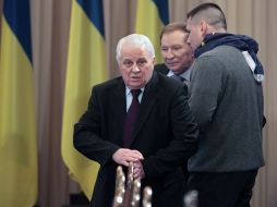 Leonid Kuchma and Leonid Kravchuk