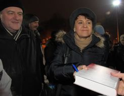 Oksana Zabuzhko and Evgeniy Zakharov