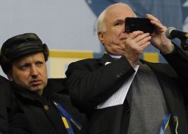 Aleksandr Turchinov and John McCain