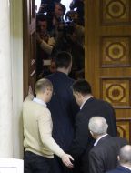 Arseniy Yatsenyuk, Oleg Tyanibok and Vitaly Klichko