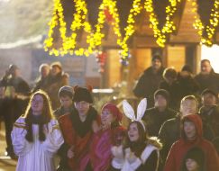 Participants of the festive program