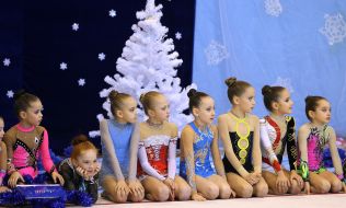 Учасниці  турніру з художньої гімнастики