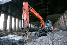 Construction of the transport interchange