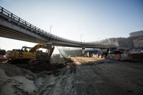 Construction of the transport interchange