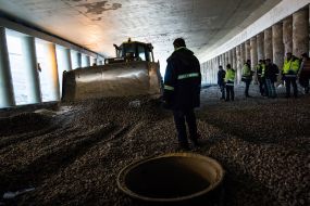 Construction of the transport interchange