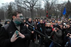 Юрий Луценко на Евромайдане