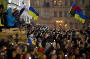 Celebration of New Year in Kiev