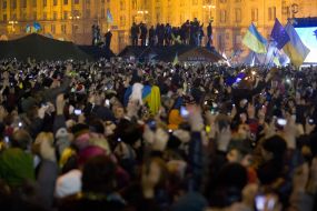 Celebration of New Year in Kiev