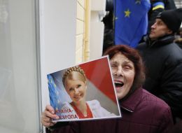 A supporter of Yulia Tymoshenko