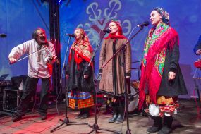 Participants of folk group "Boots with Bugay"