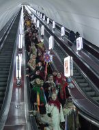 Участники парада Рождественских звезд