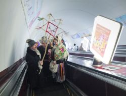 Участники парада Рождественских звезд