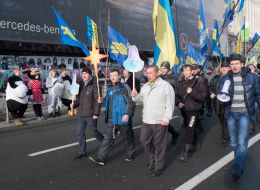 Участники парада Рождественских звезд