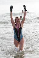 Participants of Christmas swim of walruses