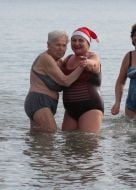Participants of Christmas swim of walruses
