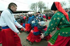 Participants in the celebration of Christmas