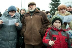 Participants in the celebration of Christmas