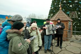 Participants in the celebration of Christmas