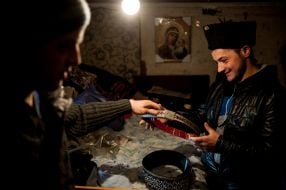 Participants of Christmas celebration