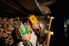 Participants of Christmas celebration