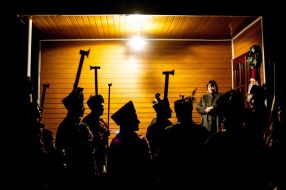 Participants of Christmas celebration