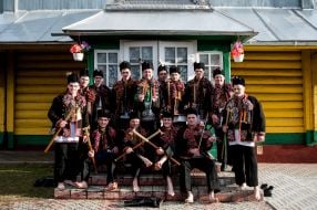 Participants of Christmas celebration