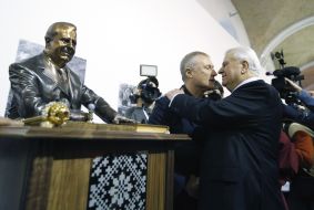 Leonid Kravchuk and Grigoriy Surkis