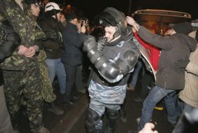 Collision on in Peremohy Avenue