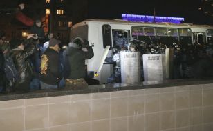 Collision on in Peremohy Avenue