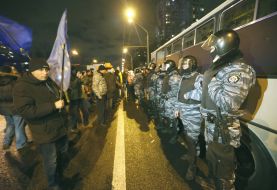 Collision on in Peremohy Avenue