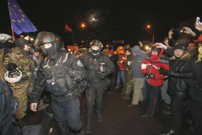 Collision on in Peremohy Avenue