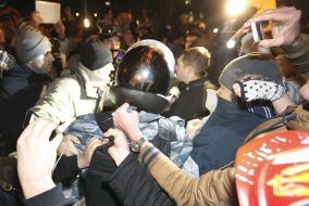 Collision on in Peremohy Avenue