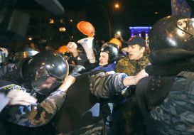 Collision on in Peremohy Avenue