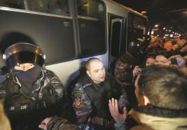 Collision on in Peremohy Avenue